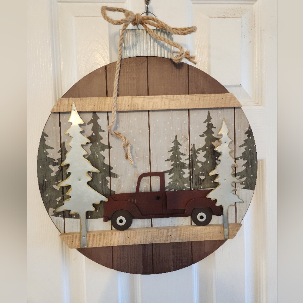 Christmas Ornament Truck Hanging